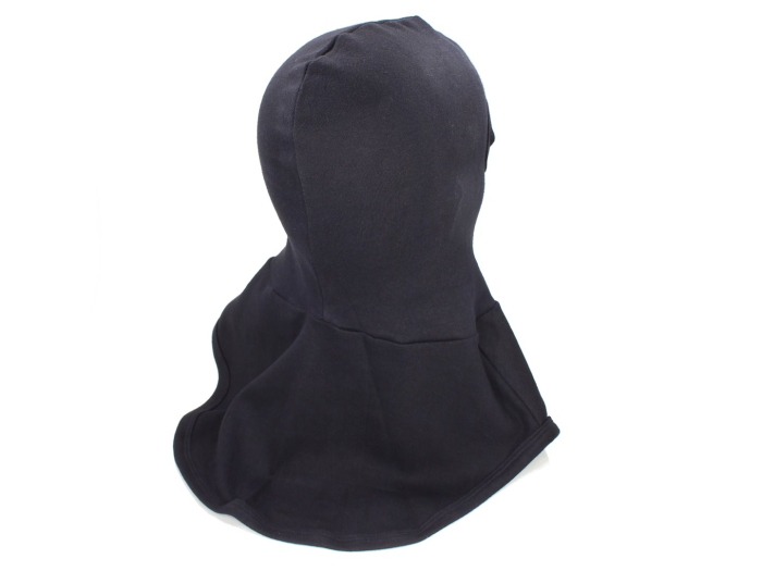 Cagula bumbac, cu protectie gat, culoare negru [3]