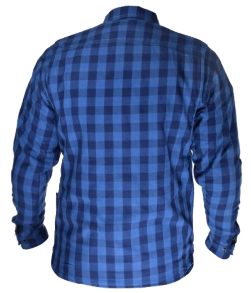 Camasa moto cu protectii Leoshi, marime S, culoare albastru [2]