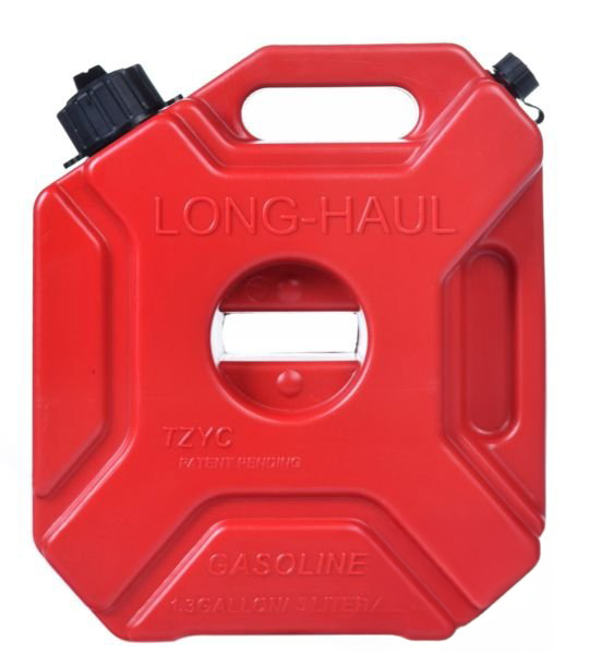 Canistra carburant, plastic si prindere, 5 litri, culoare rosu [2]