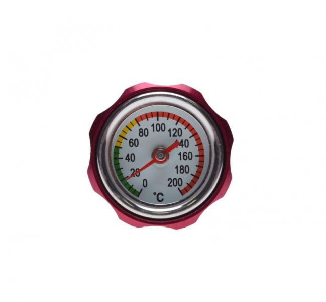 Capac buson ulei motociclete cu indicator temperatura, filet M27x3 [2]