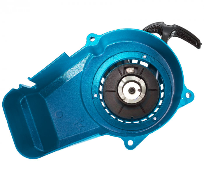 Capac pornire Pocket Bike 50, aluminiu, culoare albastru [2]