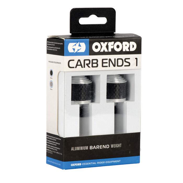 Capat de bara Oxford din aluminiu pentru ghidon negru/argintiu [2]