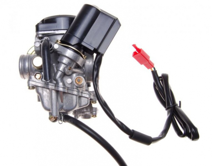 Carburator 4T GY6 50cc, capac plastic la membrana, diametru clapeta 18mm [4]