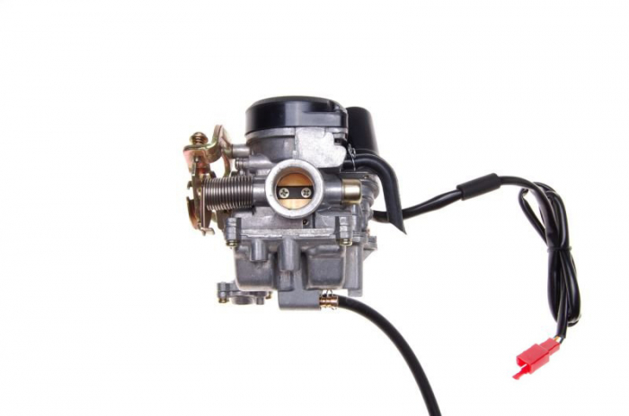 Carburator 4T GY6 50cc, capac plastic la membrana, diametru clapeta 18mm [2]