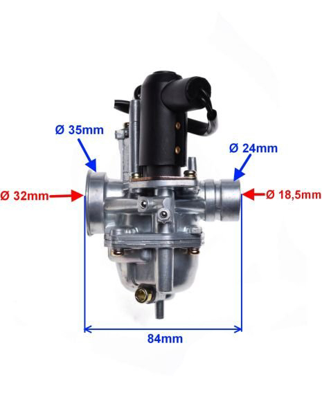 Carburator Baotian 2T, diametrul clapetei 15.5mm [2]