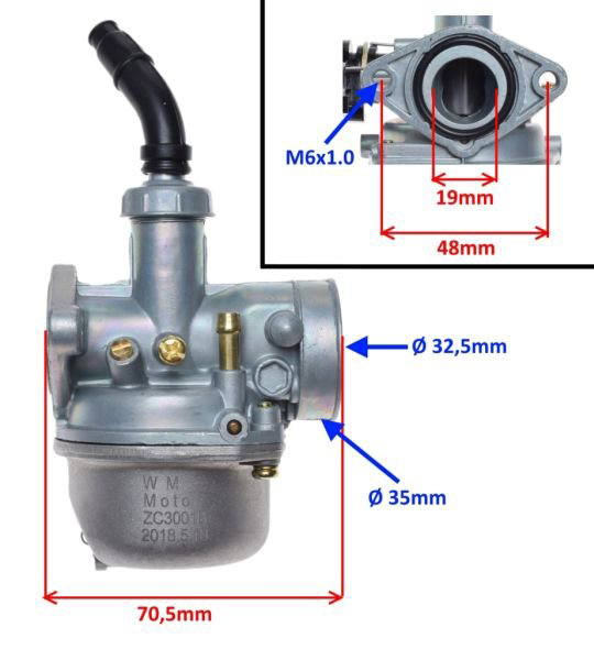 Carburator cross/atv 50/70/110 cc, soc manual [2]