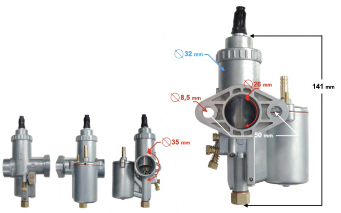 Carburator JAWA CZ 175, 250, 350 [3]