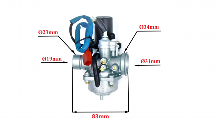 Carburator Keeway, Cpi, 50cc, 2T [4]