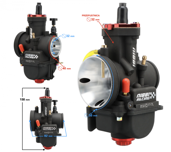 Carburator NIBBI PWK32 32mm Racing [4]