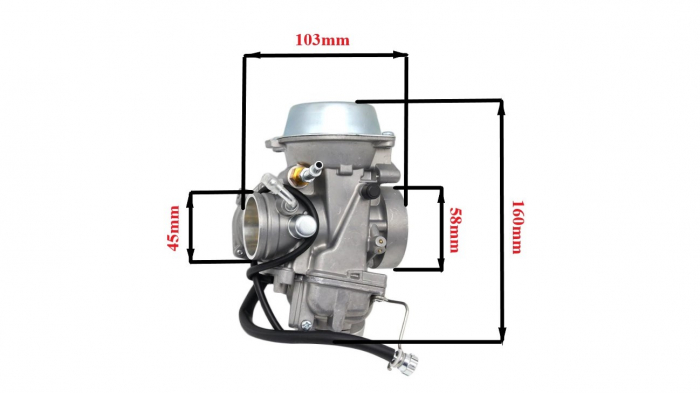 Carburator Polaris Sportsman, Scrambler 500cc, 40mm [2]