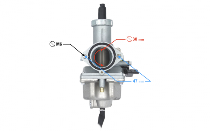Carburator PZ30 pentru motoare 4T, 250cc [3]