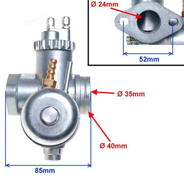 Carburator Shl Cn, diametrul clapetei 33.7mm [2]