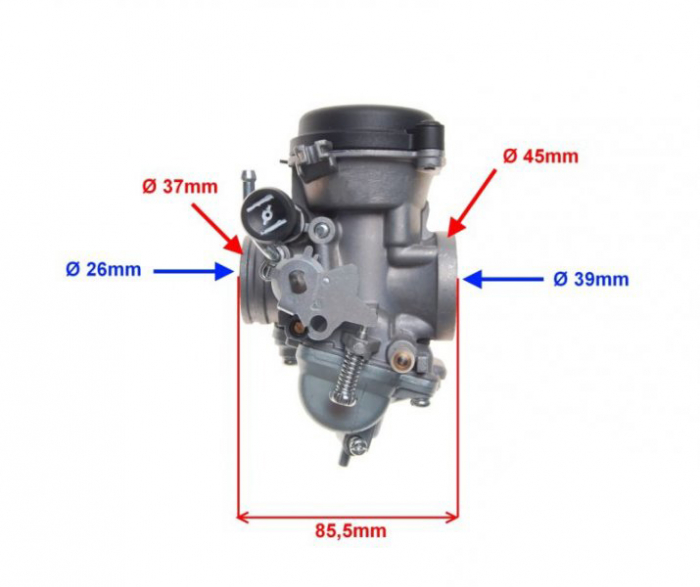 Carburator Suzuki Gn 125, diametrul clapetei 25mm [2]