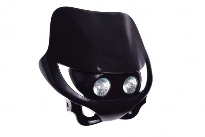 Carena cu far, Enduro, culoare negru [2]