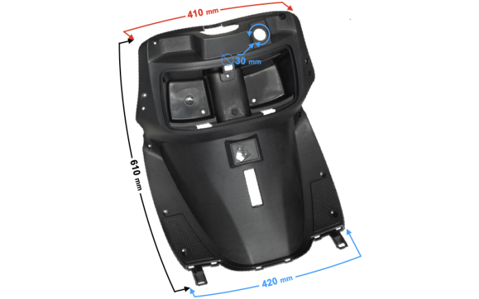 Carenă protecție picioare pentru scuter Falcon 50 / Falcon 125 2 E5 [2]