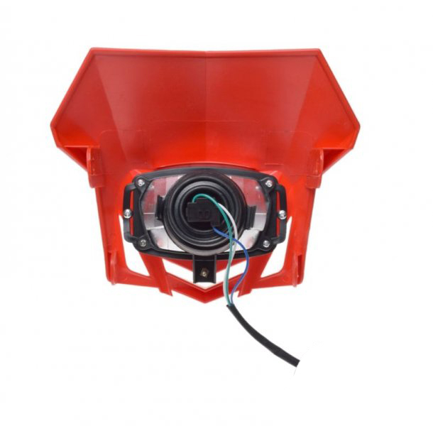 Carena si far, Enduro, culoare rosu, AW2352R [3]