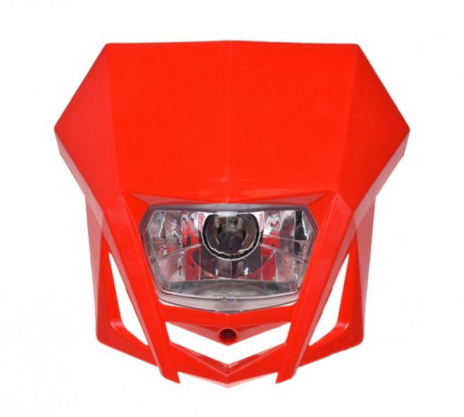 Carena si far, Enduro, culoare rosu, AW2352R [2]