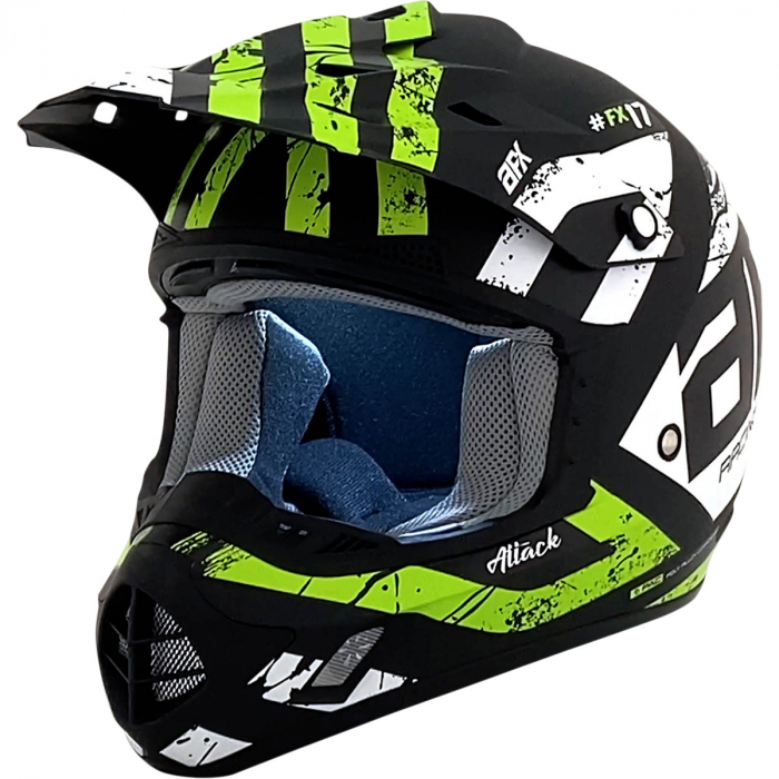 Casca atv cross AFX FX-17, culoare negru verde, marime M