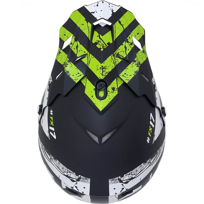 Casca atv cross AFX FX-17, culoare negru verde, marime M