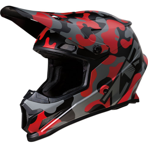 Casca Atv Cross Z1R RISE, marimea M, culoare camo rosu