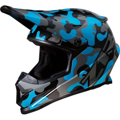 Casca Atv Cross Z1R RISE, marimea S, culoare camo albastru