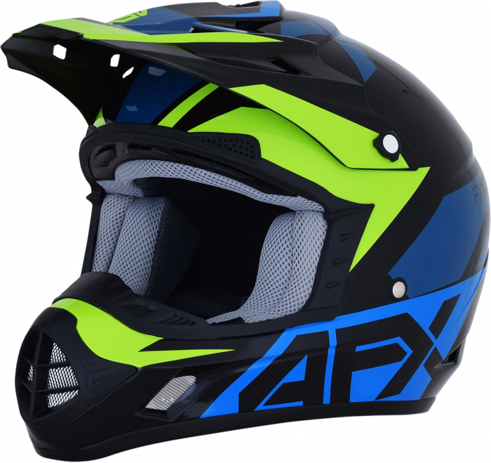 Casca Cross ATV AFX FX-17 Albastru- Verde XL