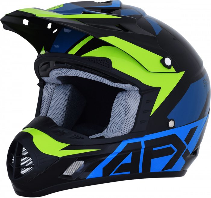 Casca Cross ATV AFX FX-17 Albastru- Verde XL