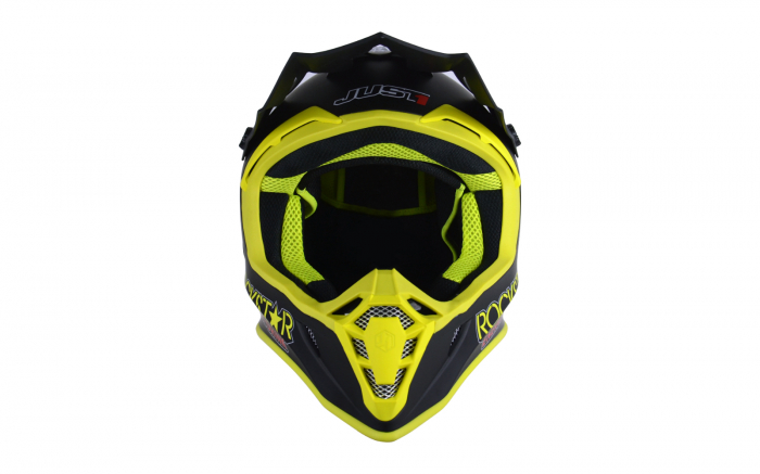 Casca cross/atv, JUST1 J38, ROCKSTAR, marime S (55-56cm), culoare negru/galben [2]