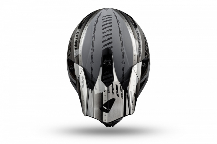 Casca cross/atv Ufo Intrepid Kids, culoare negru/argintiu, marime L [6]