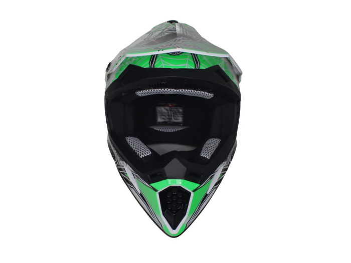 Casca cross/enduro adulti VCAN H325,alb/negru/verde,marime L [2]