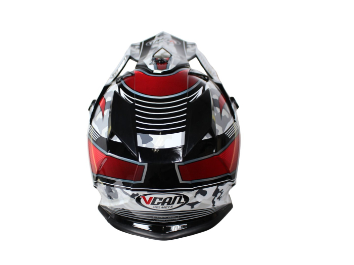 Casca cross/enduro copii VCAN V321 negru camo FORCE,marime YM 51-52 JUNIOR [4]