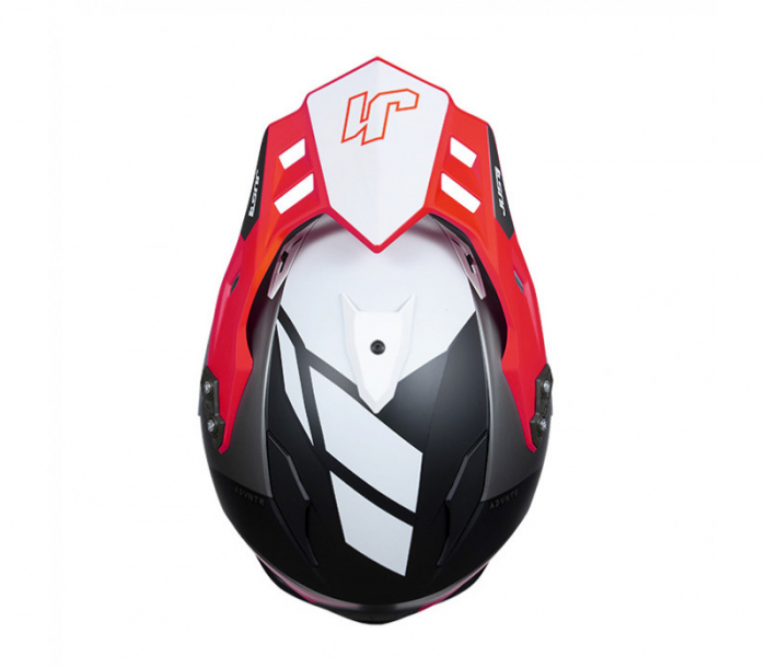 Casca enduro/atv JUST J34 Pro Outerspa, culoare rosu/negru, marime XL [4]