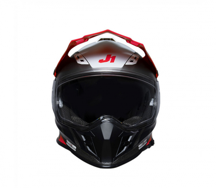 Casca enduro/atv JUST J34 Pro Outerspa, culoare rosu/negru, marime XL [3]