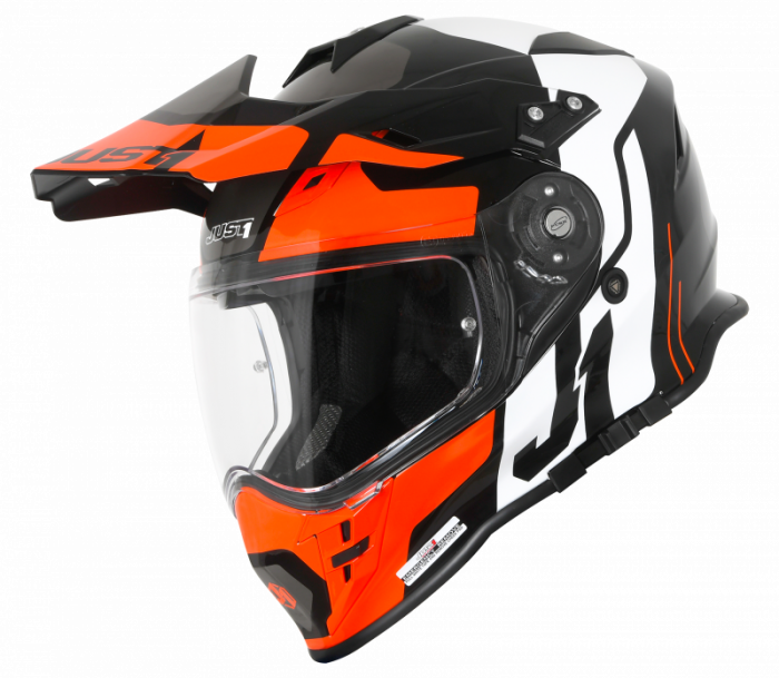 Casca enduro/atv JUST J34 Pro Tour, culoare portocaliu/negru, marime L [2]