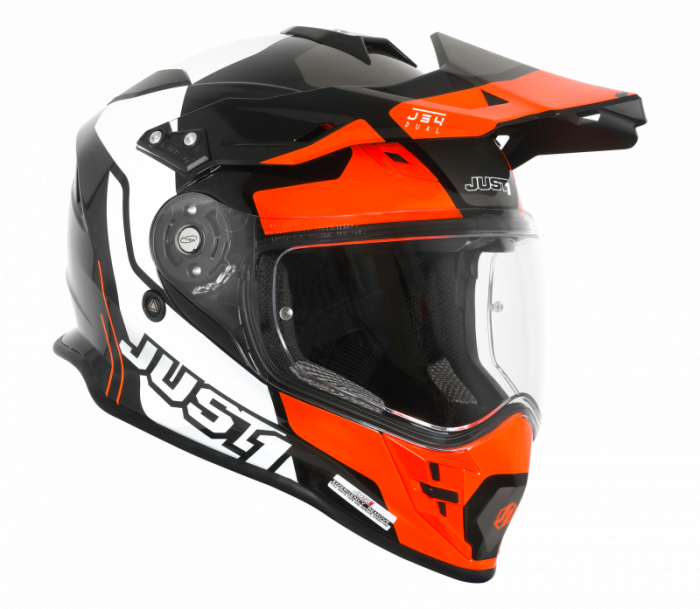 Casca enduro/atv JUST J34 Pro Tour, culoare portocaliu/negru, marime L [3]