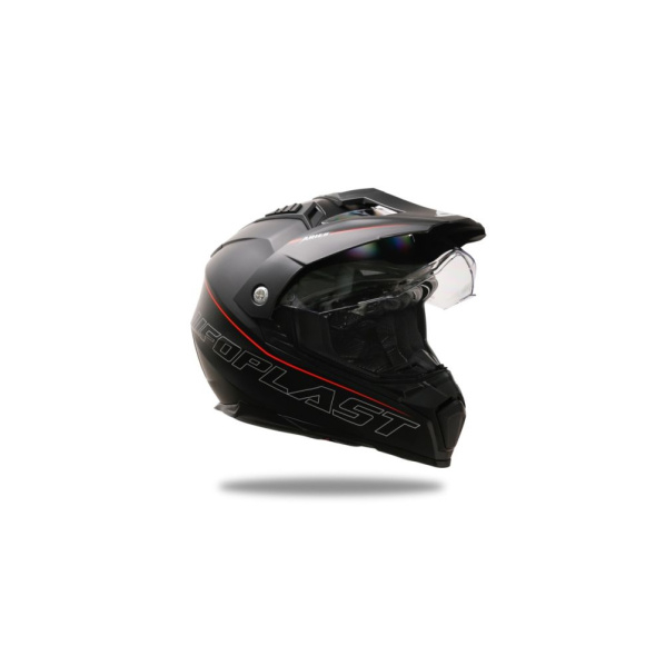 Casca enduro/ATV Ufo Aries, culoare negru/rosu, marimea S [3]