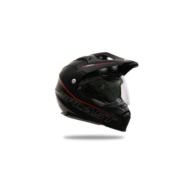 Casca enduro/ATV Ufo Aries, culoare negru/rosu, marimea S [2]