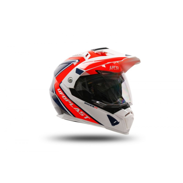Casca enduro/ATV Ufo Aries, culoare negru/rosu/alb, marimea M [2]