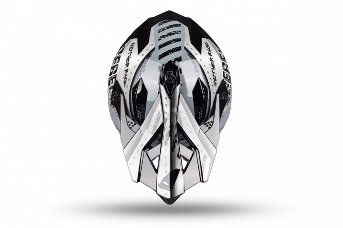 Casca enduro/ATV Ufo Intrepid, culoare negru/gri lucios, marimea XL [7]