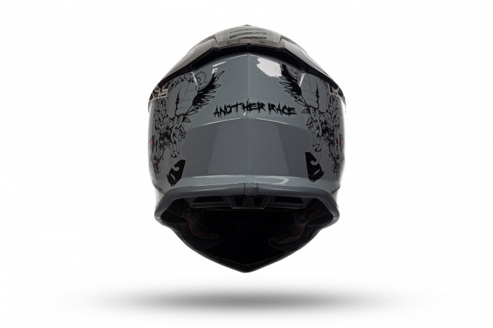 Casca enduro/ATV Ufo Intrepid, culoare negru/gri lucios, marimea XL [5]