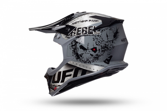 Casca enduro/ATV Ufo Intrepid, culoare negru/gri lucios, marimea XL [3]