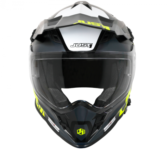 Casca moto/atv JUST1 J34 Pro Tour, culoare negru/galben, marime L(59-60cm) [3]