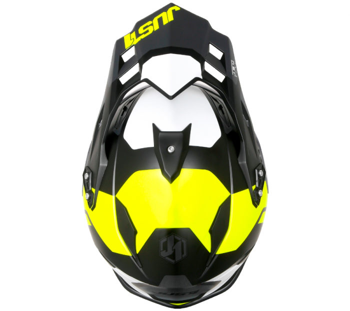 Casca moto/atv JUST1 J34 Pro Tour, culoare negru/galben, marime L(59-60cm) [4]