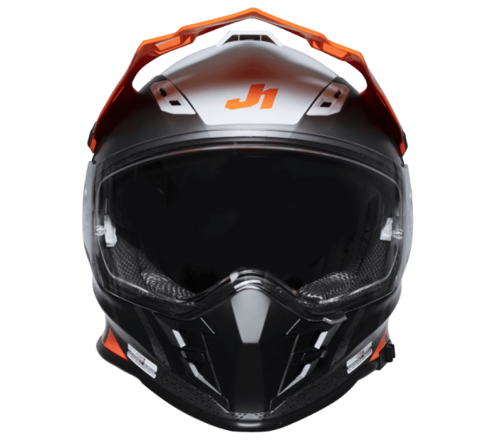 Casca moto/atv JUST1 J34 Tour, culoare portocaliu/negru, marime S(55-56cm) [3]