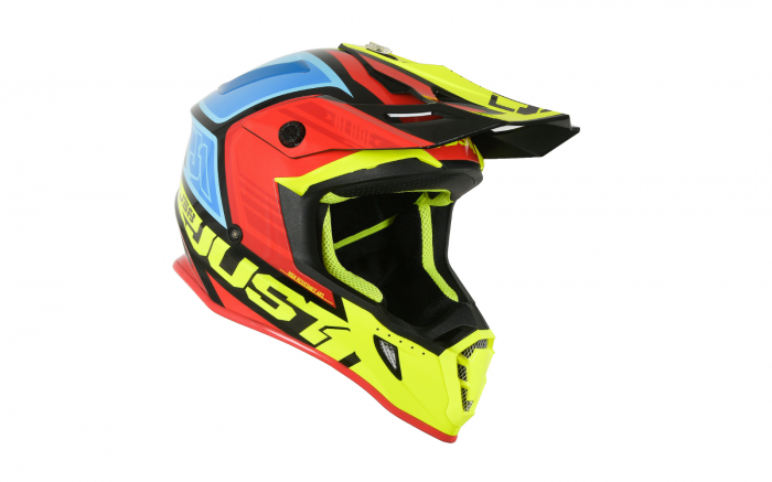 Casca moto/atv JUST1 J38 BLADE, culoare rosu/albastru/galben/negru, S (55-56cm) [2]