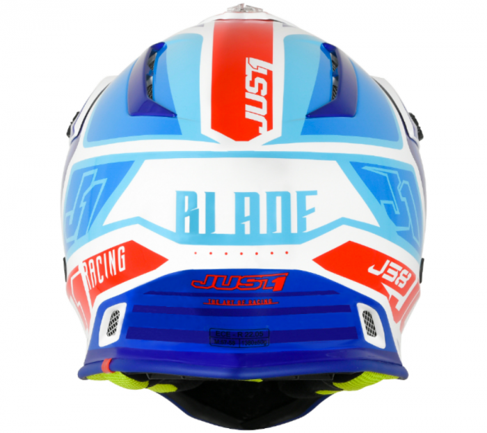 Casca moto/atv JUST1 J38 BLADE, culoare rosu/albastru, marime XL (61-62cm) [4]