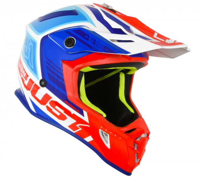 Casca moto/atv JUST1 J38 BLADE, culoare rosu/albastru, marime XL (61-62cm) [2]