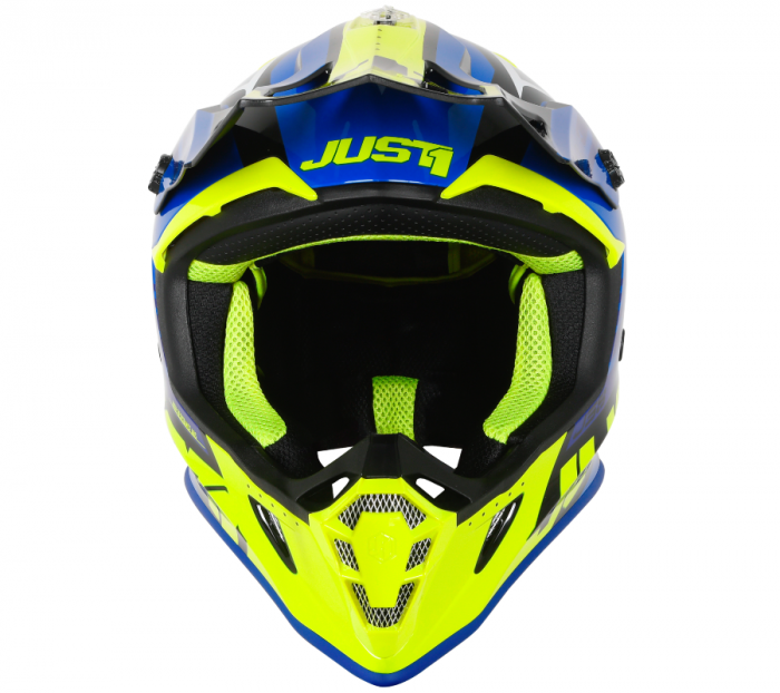 Casca moto/atv, JUST1 J38, culoare albastru/galben, marime L [3]