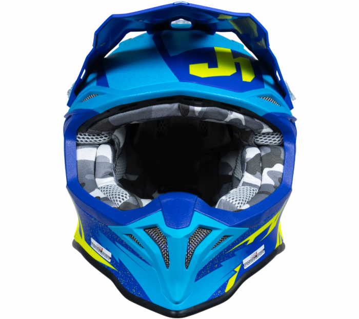 Casca moto/atv JUST1 J39 Poseidon, culoare albastru/galben, marime XL [3]