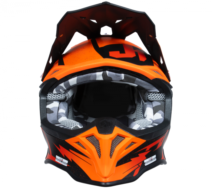 Casca moto/atv JUST1 J39 Poseidon, culoare portocaliu/negru, marime S [3]